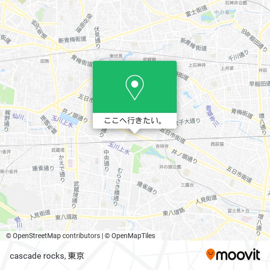 cascade rocks地図