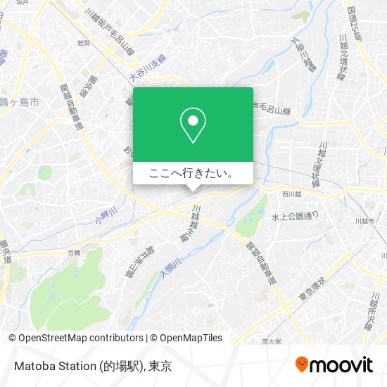 Matoba Station (的場駅)地図