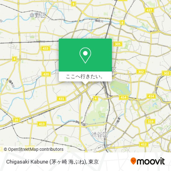 Chigasaki Kabune (茅ヶ崎 海ぶね)地図