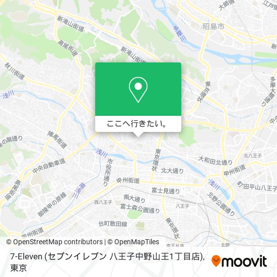 7-Eleven (セブンイレブン 八王子中野山王1丁目店)地図