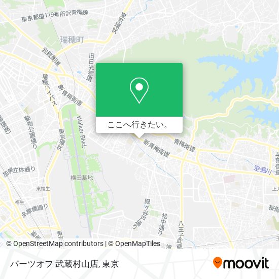 パーツオフ 武蔵村山店地図