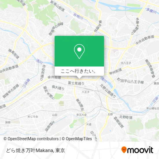 どら焼き万叶Makana地図