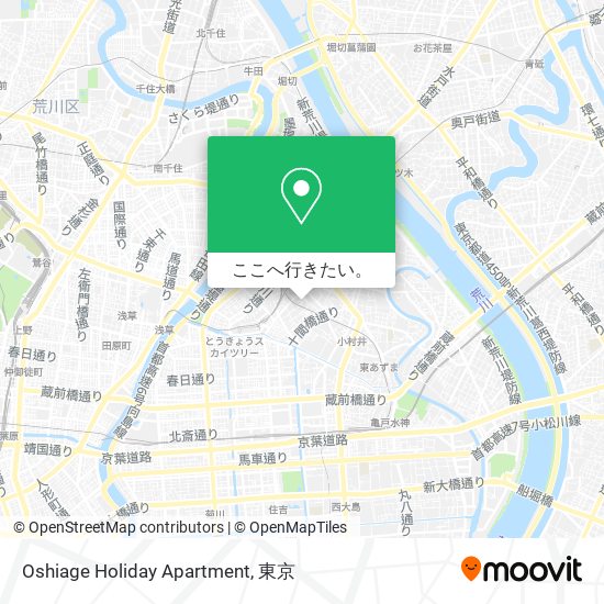 Oshiage Holiday Apartment地図