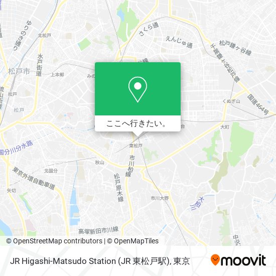 JR Higashi-Matsudo Station (JR 東松戸駅)地図