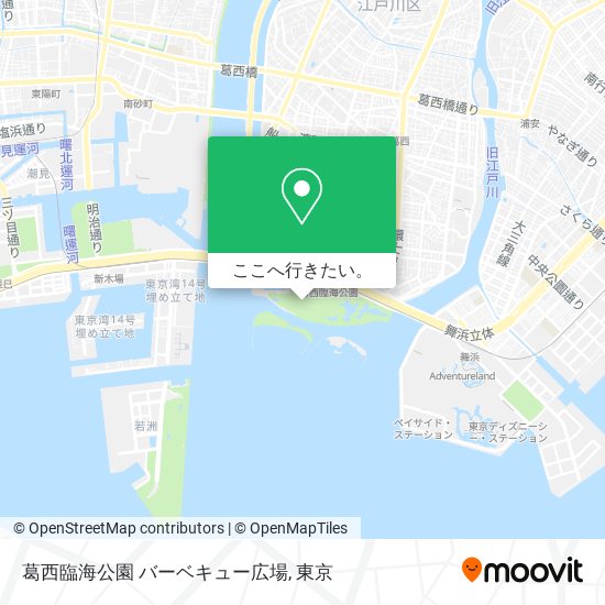 葛西臨海公園 バーベキュー広場地図