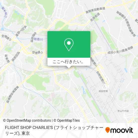 FLIGHT SHOP CHARLIE'S (フライトショップチャーリーズ)地図