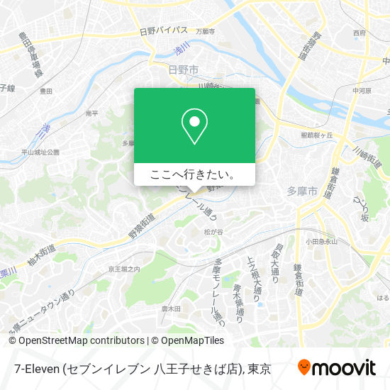 7-Eleven (セブンイレブン 八王子せきば店)地図