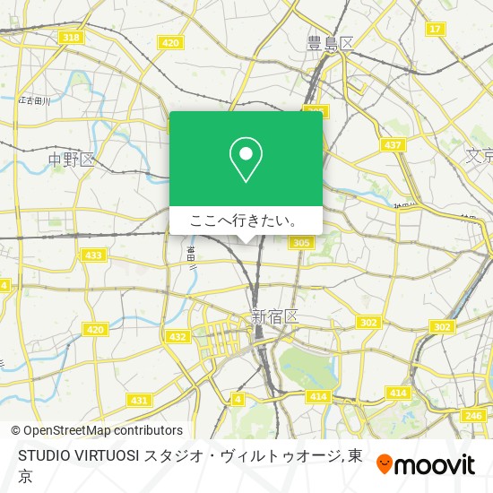 STUDIO VIRTUOSI スタジオ・ヴィルトゥオージ地図