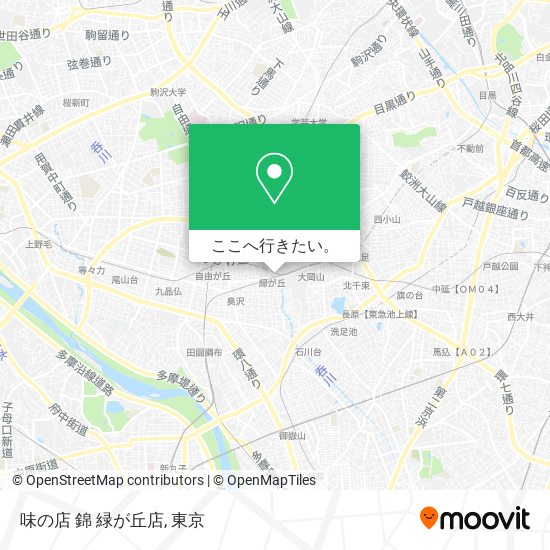 味の店 錦 緑が丘店地図