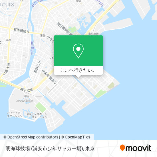 明海球技場 (浦安市少年サッカー場)地図