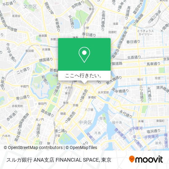 スルガ銀行 ANA支店 FINANCIAL SPACE地図