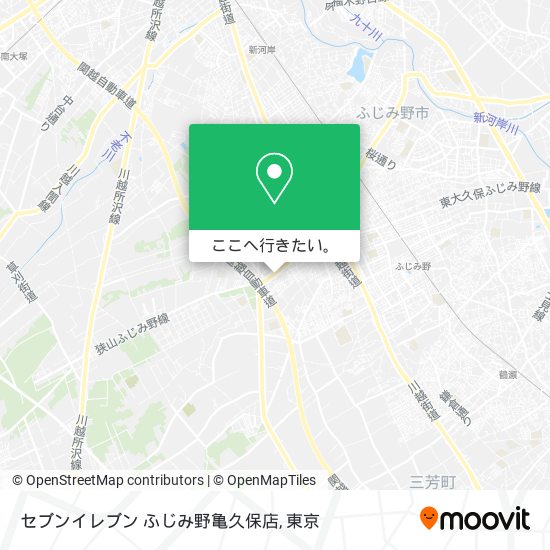 セブンイレブン ふじみ野亀久保店地図