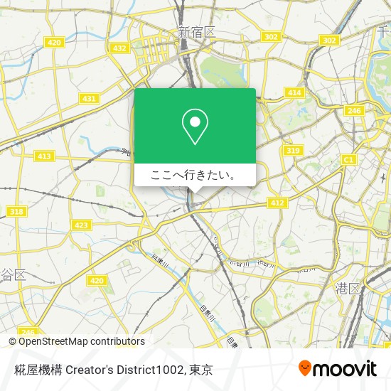 糀屋機構 Creator's District1002地図