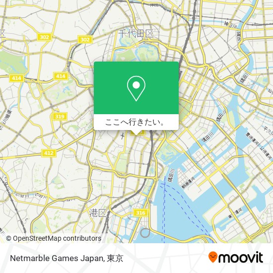 Netmarble Games Japan地図