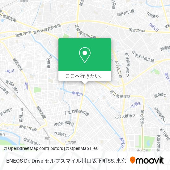 ENEOS Dr. Drive セルフスマイル川口坂下町SS地図