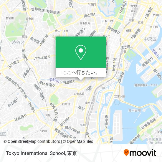 Tokyo International School地図