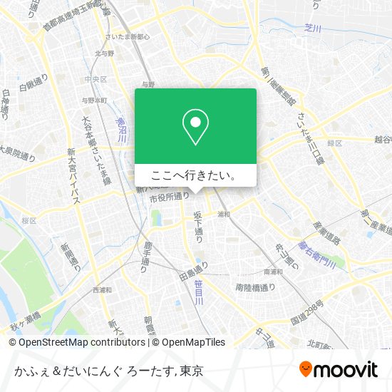 かふぇ＆だいにんぐ ろーたす地図