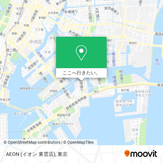 AEON (イオン 東雲店)地図