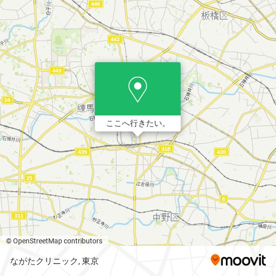 ながたクリニック地図