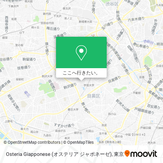 Osteria Giapponese (オステリア ジャポネーゼ)地図