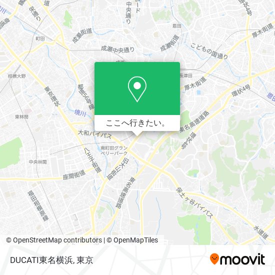 DUCATI東名横浜地図