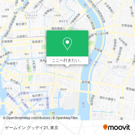 ゲームイン グッデイ21地図