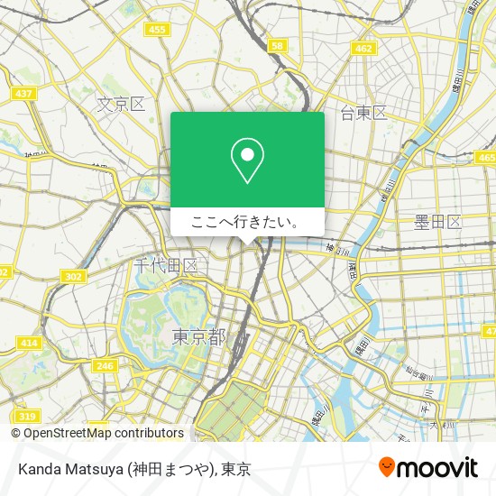 Kanda Matsuya (神田まつや)地図