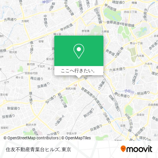 住友不動産青葉台ヒルズ地図