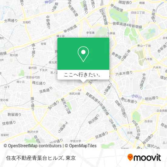 住友不動産青葉台ヒルズ地図