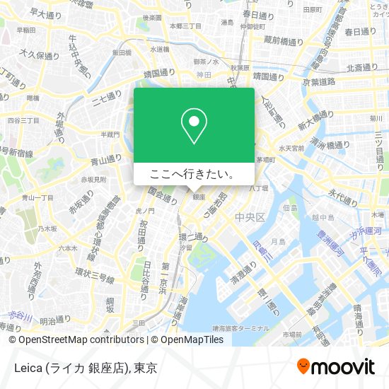Leica (ライカ 銀座店)地図