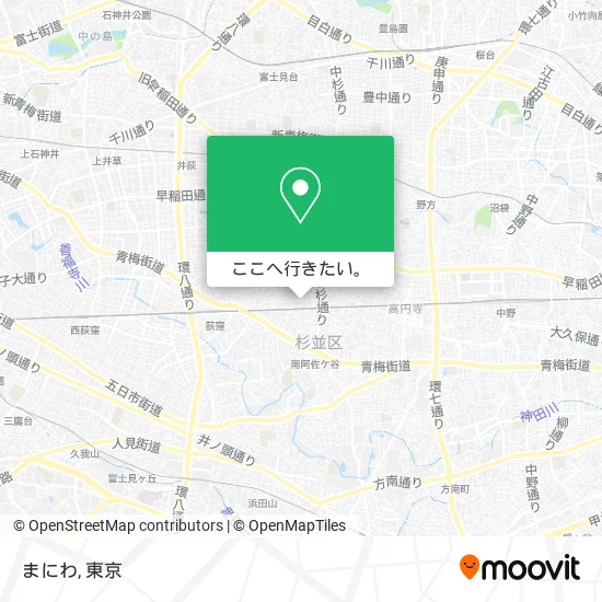 まにわ地図