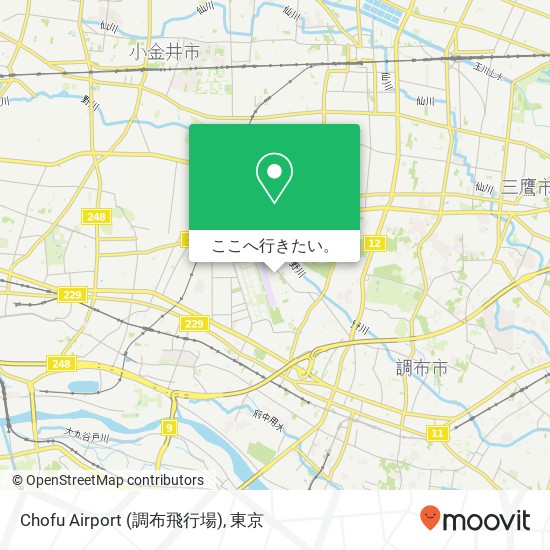 Chofu Airport (調布飛行場)地図