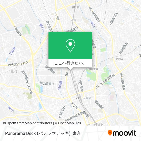 Panorama Deck (パノラマデッキ)地図