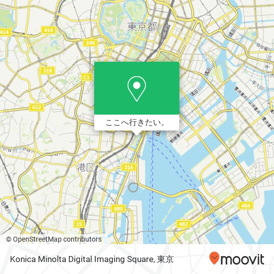 Konica Minolta Digital Imaging Square地図