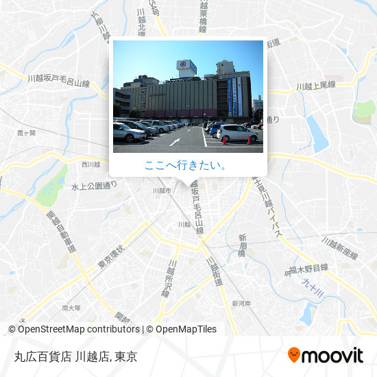 丸広百貨店 川越店地図