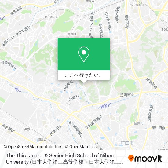 The Third Junior & Senior High School of Nihon University (日本大学第三高等学校・日本大学第三中学校)地図