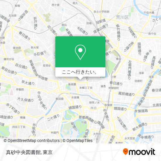 真砂中央図書館地図
