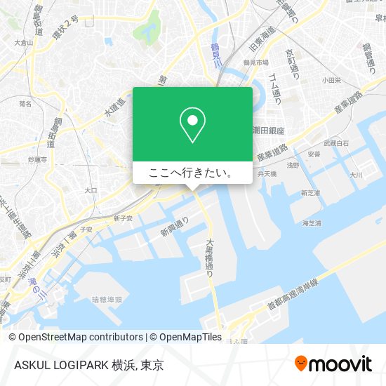 ASKUL LOGIPARK 横浜地図