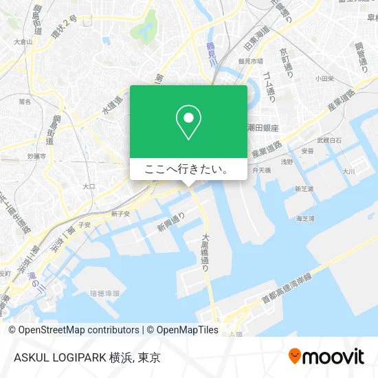 ASKUL LOGIPARK 横浜地図