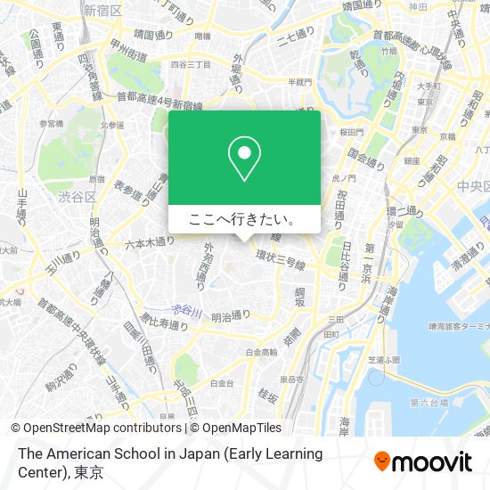 The American School in Japan (Early Learning Center)地図