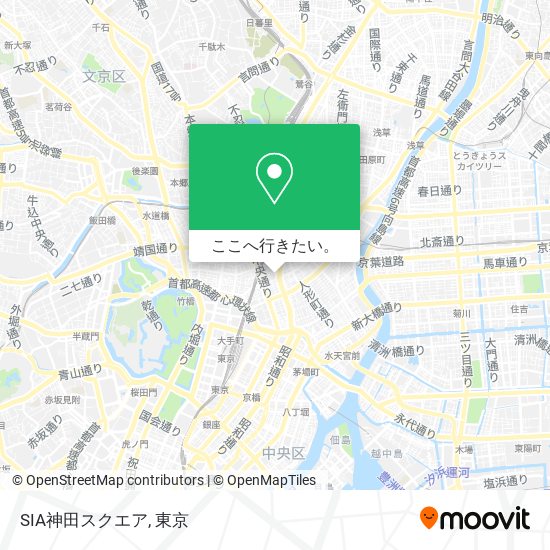 SIA神田スクエア地図