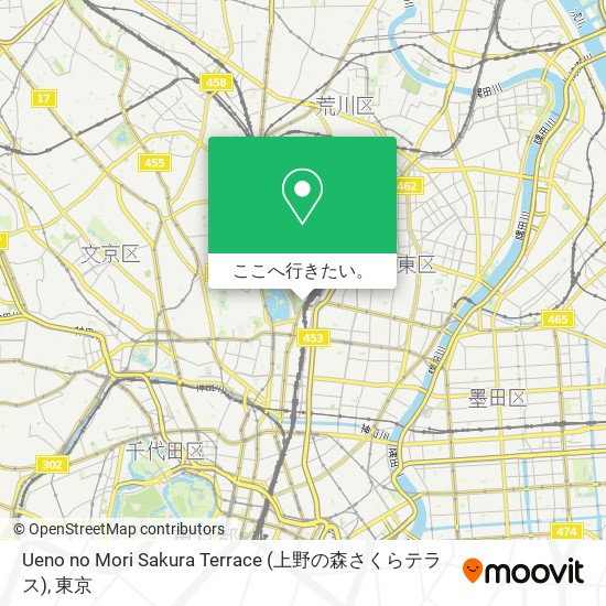 Ueno no Mori Sakura Terrace (上野の森さくらテラス)地図