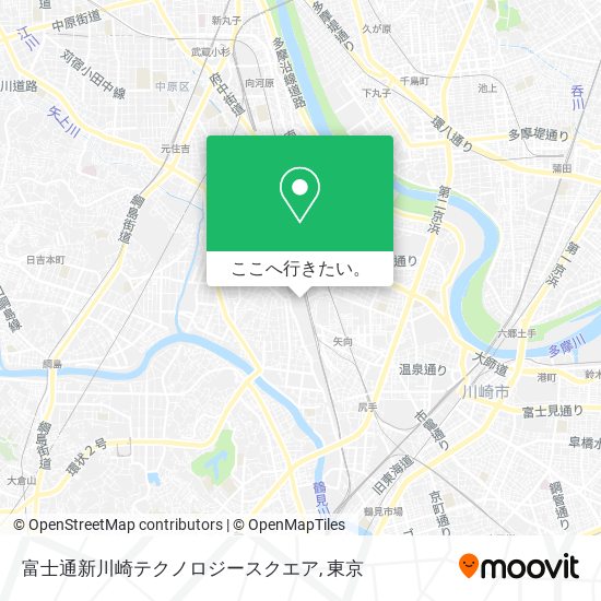 富士通新川崎テクノロジースクエア地図