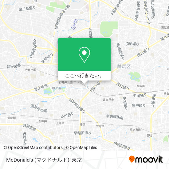 McDonald's (マクドナルド)地図