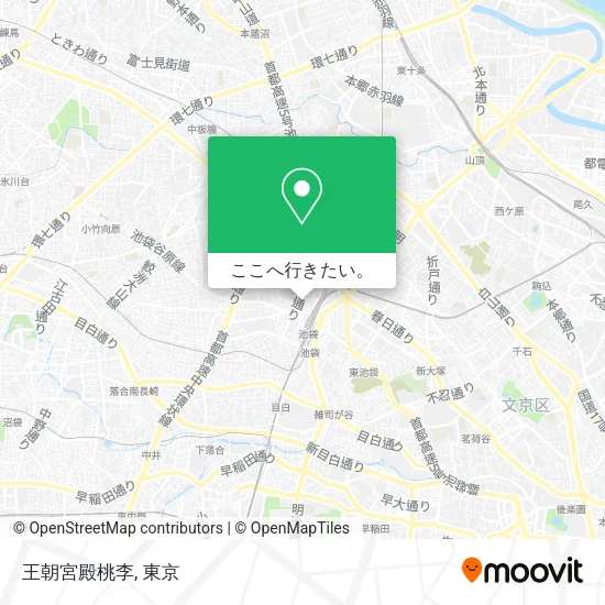 王朝宮殿桃李地図