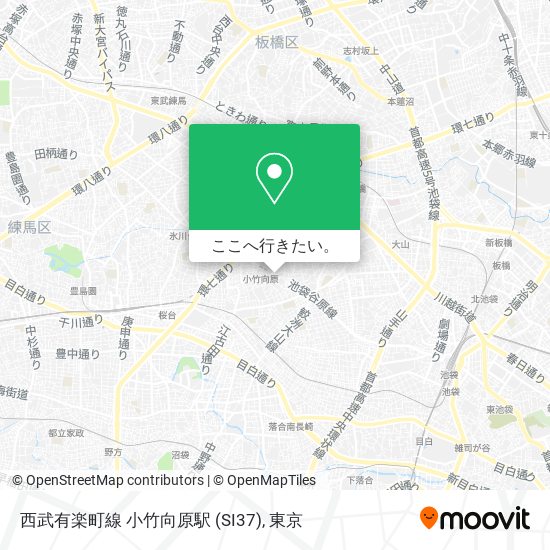 西武有楽町線 小竹向原駅 (SI37)地図