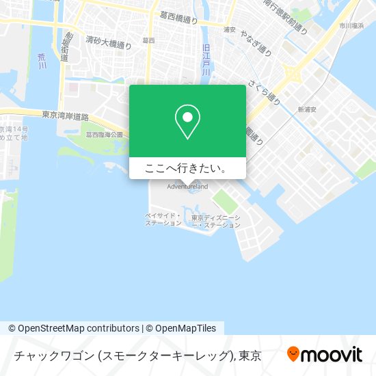チャックワゴン (スモークターキーレッグ)地図