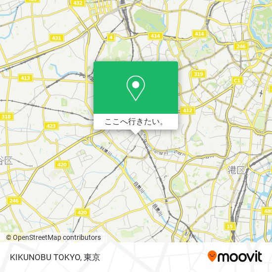 KIKUNOBU TOKYO地図