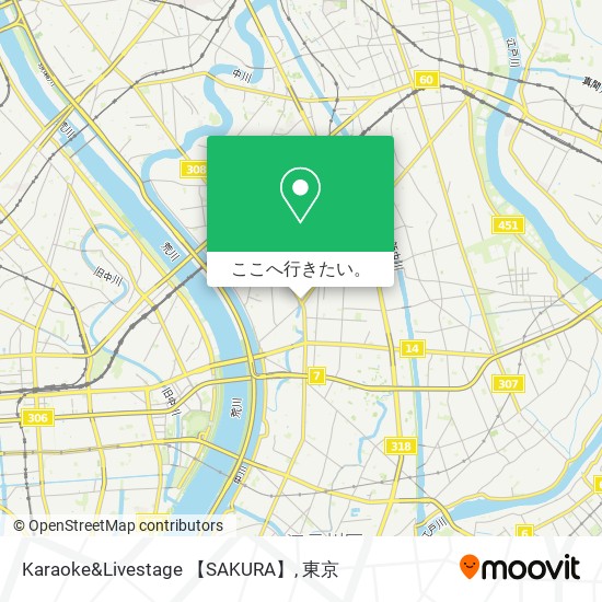 Karaoke&Livestage 【SAKURA】地図