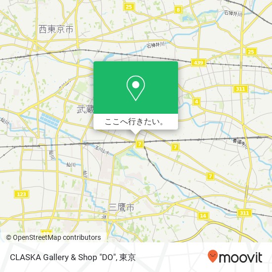 CLASKA Gallery & Shop "DO"地図